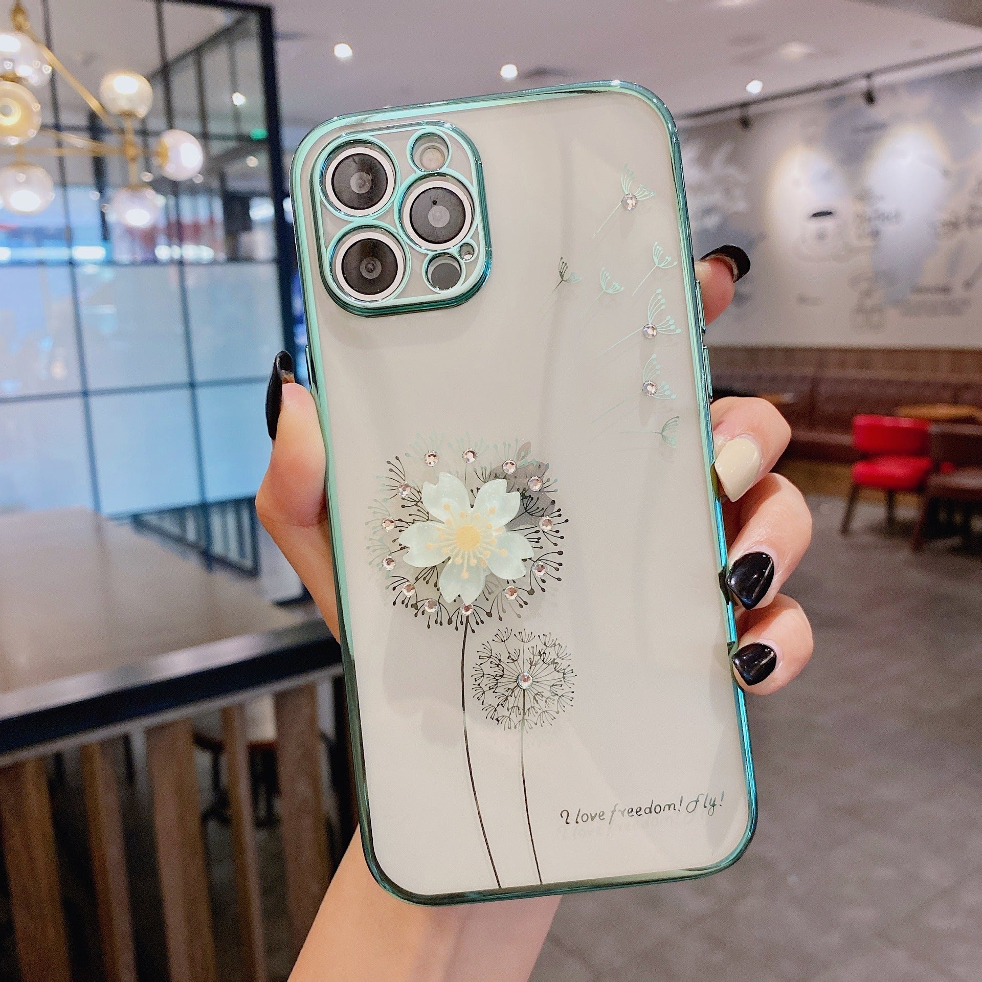 Luxury 3D Cute Flower Spin Stand Holder Phone Case Luxury 3D Cute Flower Spin Stand Holder Phone Case
